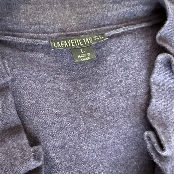 Merino Wool Lafayette 148 Sweater Size L - Picture 3 of 9